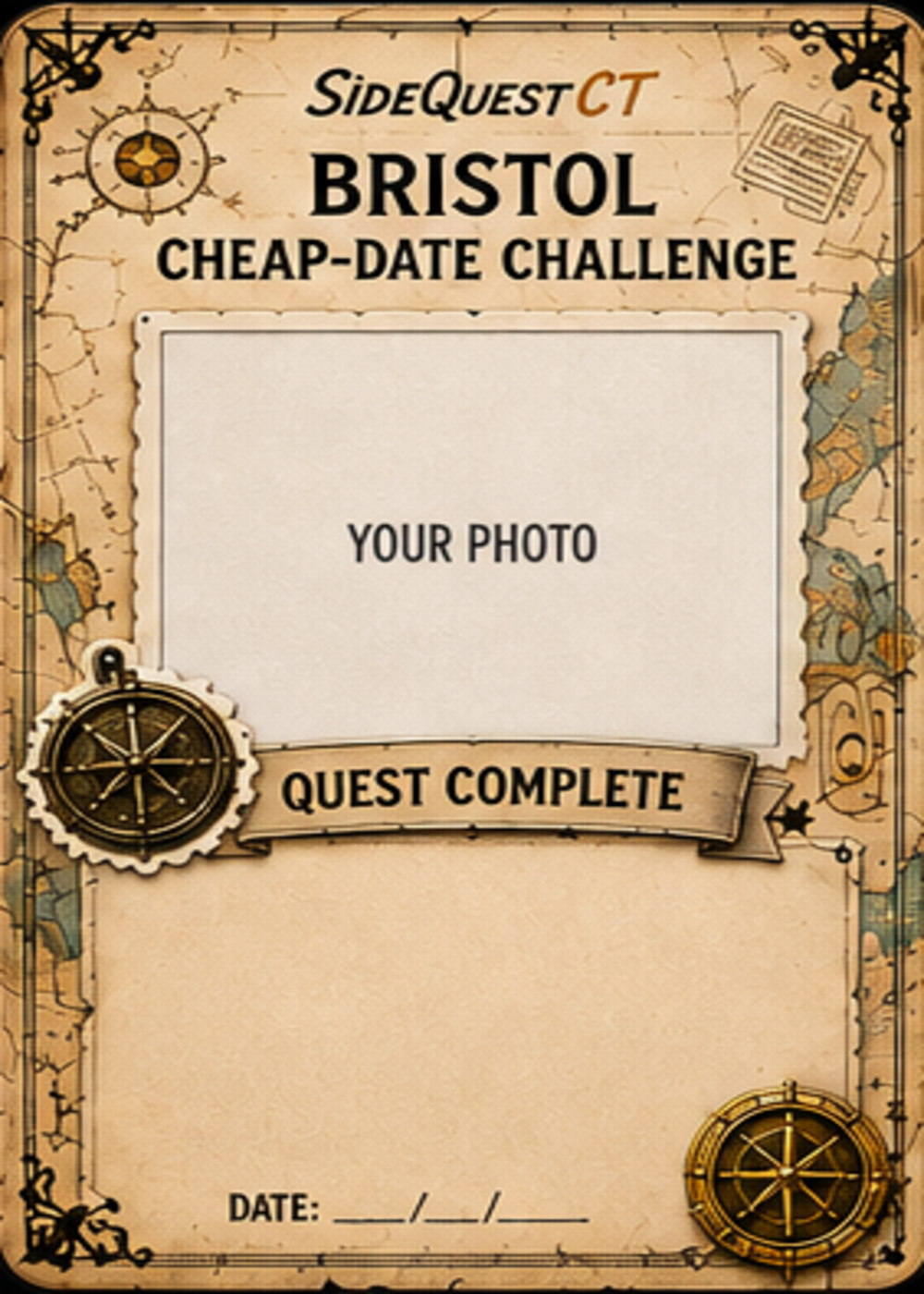 Bristol Cheap-Date Challenge collectible